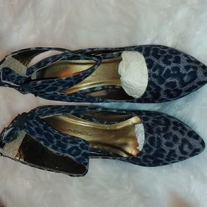 Leopard Print Wedges